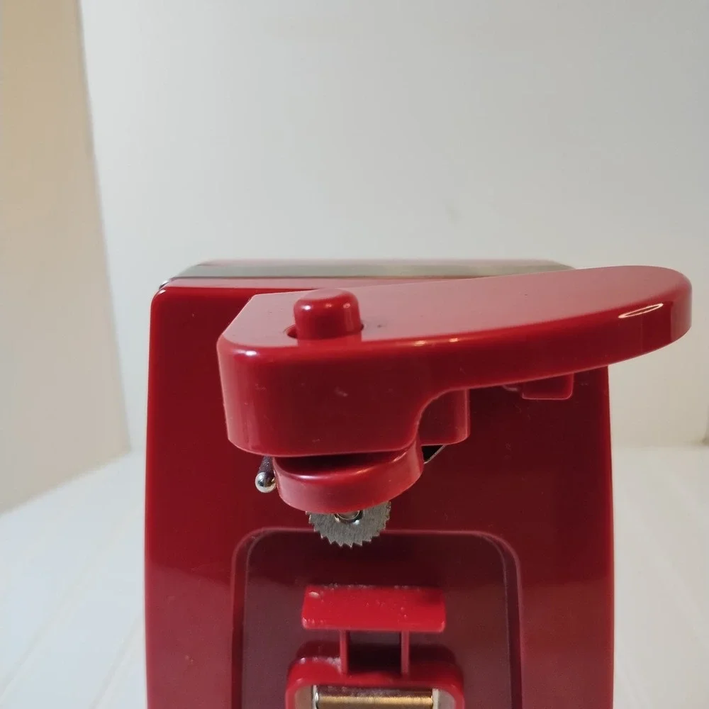 Faberware Electric Can Opener Red‎ Corded Countertop Knife Sharpener FW-COP-RED